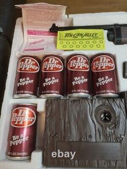 Rare Tin Can Alley Chuck Connors by IDEAL (Working Order) DR PEPPER EDITION