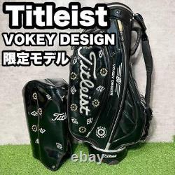 Rare Titleist VOKEY DESIGN Limited Model Caddy Bag Driver Iron Putter Caddy Bag