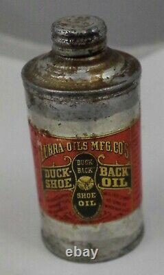 Rare Utah Oil Can Duck Back Lubri-Oils Pre UTOCO Ca. 1908