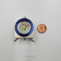 Rare Vintage 2can Mini Tabletop Clock Watch Clockboy Contemporary Design Unique