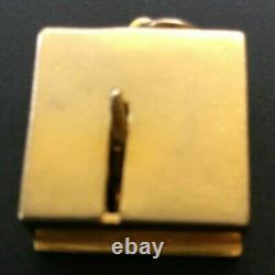 Rare Vintage 9ct Gold Charm Articulated Can Can Cabaret Dancers HM 4.56g