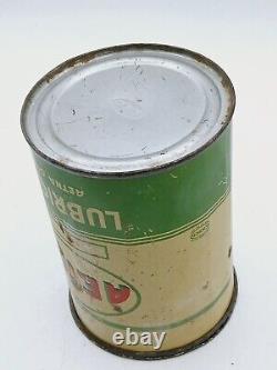 Rare Vintage Aetna Oil Company Metal One Pound Empty Lubricant Can 4.75
