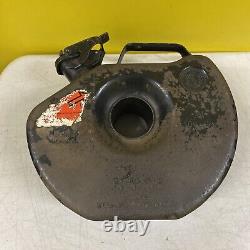 Rare Vintage Bmw Petrol Fuel Jerry Can Fits Classic Bellino Spare Wheel