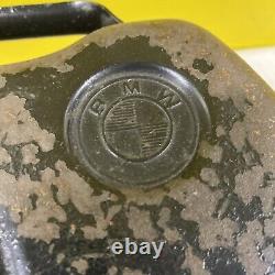 Rare Vintage Bmw Petrol Fuel Jerry Can Fits Classic Bellino Spare Wheel