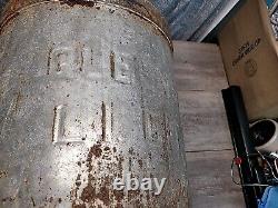 Rare Vintage Buhl 10 Gallon Milk Can Queensboro LI. City NY