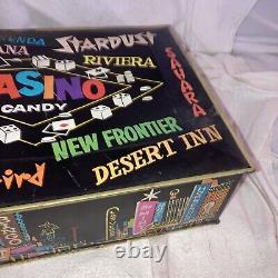 Rare Vintage Candy Tin Vegas Casino -cargo Candy Co. Pittsburgh Eagle Can