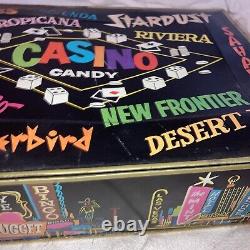 Rare Vintage Candy Tin Vegas Casino -cargo Candy Co. Pittsburgh Eagle Can