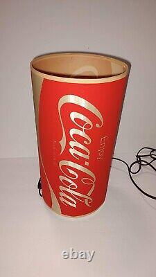 Rare Vintage Coca Cola Coke Can Desk / Table Lamp 1970s