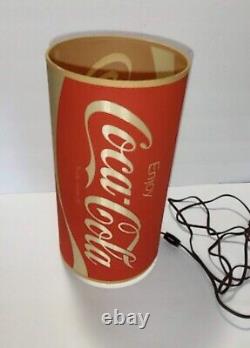 Rare Vintage Coca Cola Coke Can Desk / Table Lamp 1970s
