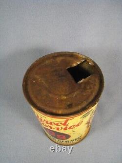 Rare Vintage Direct Service Super Ser-Vis Pennsylvania one Quart oil can