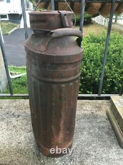 Rare Vintage Ellisco SUNOCO Embossed 5 Gallon Oil Gas Can Container Pat Pend