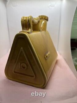 Rare Vintage Franor Royale Garnier Decanter Porcelain Triangle Gas Can Style