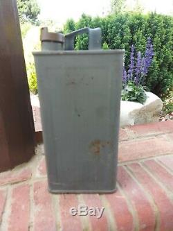 Rare Vintage Fuel can Roy's oil can petrol can
