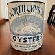 Rare Vintage North Crystal Brand Oyster Can / Tin 1 Gallon Lansing, Michigan