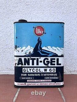 Rare Vintage Old Original Whiz Anti Freeze Oil Can