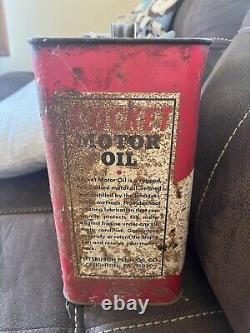 Rare Vintage Original Rocket Motor Oil 2-gallon Can Empty Awesome Graphix