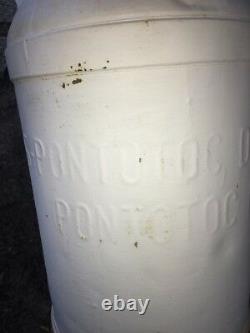 Rare Vintage PONTOTOC DAIRY MILK CAN, Pontotoc Mississippi