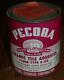 Rare Vintage Pecora Chemical Corp. Rhino Brand Tile Adhesive Advertising Can