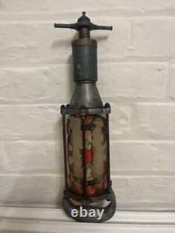 Rare Vintage Redex Dispenser Hand Pump Automobilia Car Advertising Not Oil Can