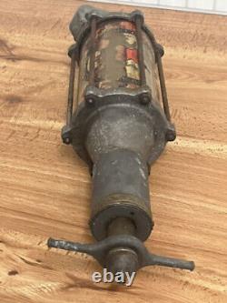 Rare Vintage Redex Dispenser Hand Pump Automobilia Car Advertising Not Oil Can