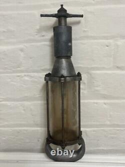 Rare Vintage Redex Dispenser Hand Pump Automobilia Car Advertising Not Oil Can