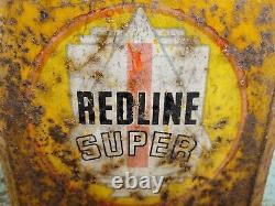 Rare Vintage Redline Super Pyramid Oil Can Original Unrestored Hard To Find Item