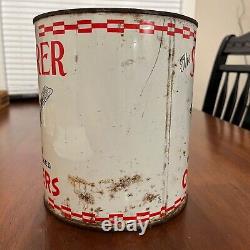 Rare Vintage Sparrer Brand Fresh Shucked Oysters Tin Can 1 Gallon