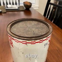 Rare Vintage Sparrer Brand Fresh Shucked Oysters Tin Can 1 Gallon