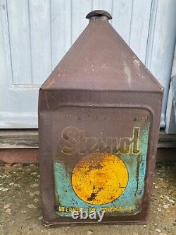Rare Vintage Sternol 5 Gallon Pyramid Oil Can