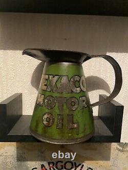 Rare Vintage Texaco Motor Oil 1920s Oil Jug Pourer Can