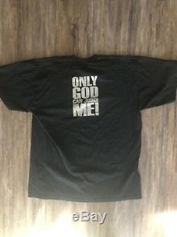 Rare Vintage Tupac Shakur Black Shirt RAP T-shirt Only God Can Judge Me 2pac 90s
