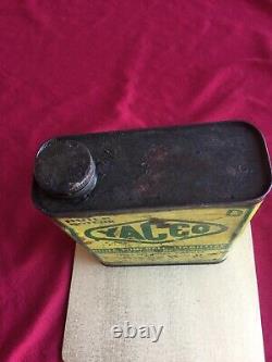 Rare Vintage Yacco Motor Oil Can With Horse Graphics