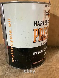 Rare Vintage''harley-davidson'' Pre-luxe Motorcycle One Gallon Oil Can