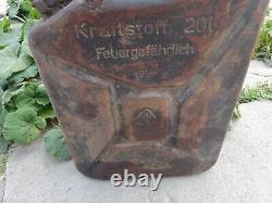 Rare WW2 WWII GERMAN 20 L JERRY CAN Tank PANZER CANNISTER Kraftstoff ABP 1940