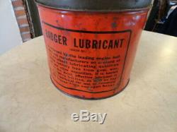 Rare Wadhams Badger Lubricant Wisconsin Grease Can Oil Can