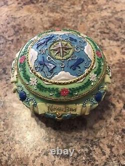 Rare Walt Disney Tinkerbell Neverland Music Jewelry Box Plays You Can Fly