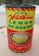 Rare Watkins Lemon Dessert Can With Label Great Graphics Canada Nice