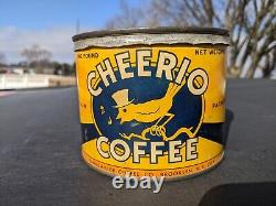 Rare cheerio 1lb coffee tin