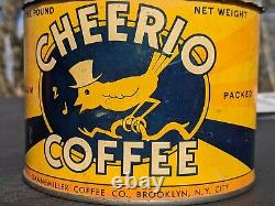 Rare cheerio 1lb coffee tin