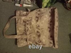 Rare genuine mulberry canvas bag umbrella print