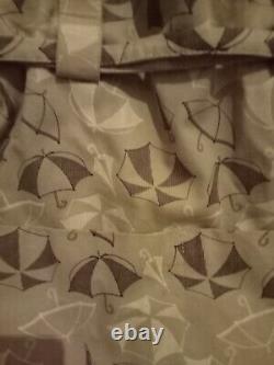 Rare genuine mulberry canvas bag umbrella print