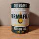 Rare''permafilm'' Outboard Motor Oil Quart Can (full)