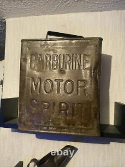 Rare petrol can Carburine Motor spirit