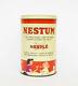 Rare vintage Nestum Nestle cereal food for babies empty tin can. Collectible