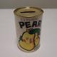 Rare vintage pear can bank anniversary greeting smiley face fruit coin tin bank