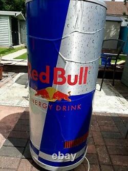 Red Bull Fridge/Chiller Can Style Man Cave, Shop Retail Rare/ Limited Edition