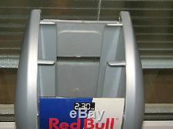 Red Bull display sign dispenser cans redbull energy drink used rare gray stand