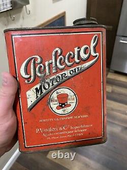 Red Hat Perfectol Motor Oil 1 Gallin Can Rare Original