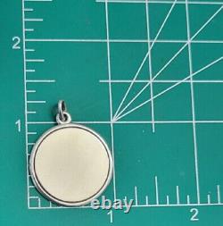 Retired Size Rare James Avery Disc Medallion Pendant Can Be Engraved