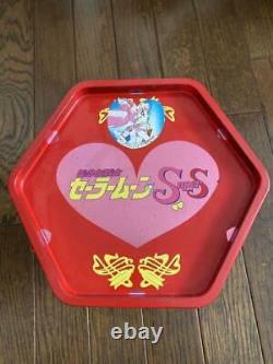 Retro Vintage Sailor Moon SS Can box Rare Pink Japan Collection Anime Case deco